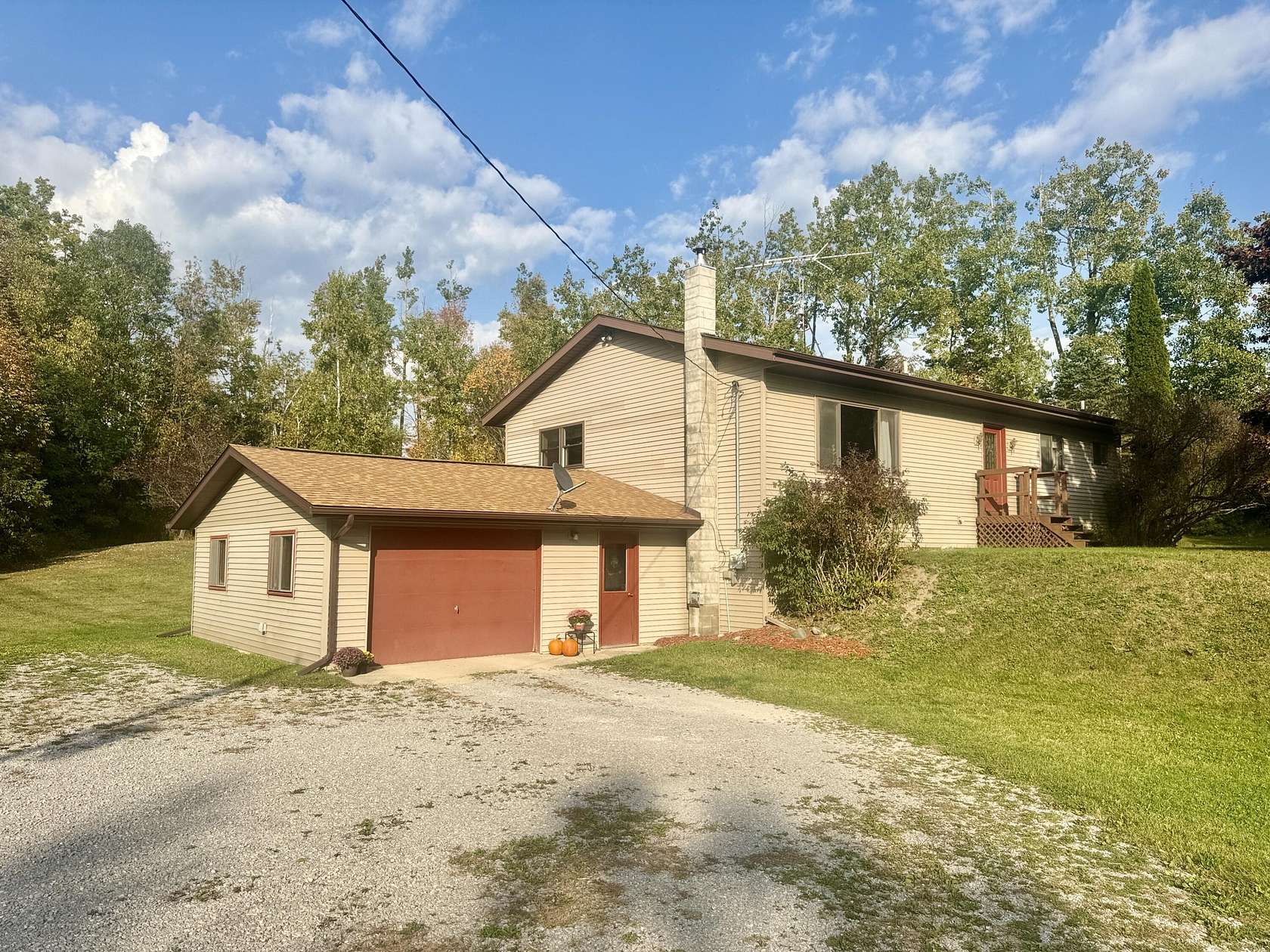 4.12 Acres of Residential Land with Home for Sale in Fairview, Michigan