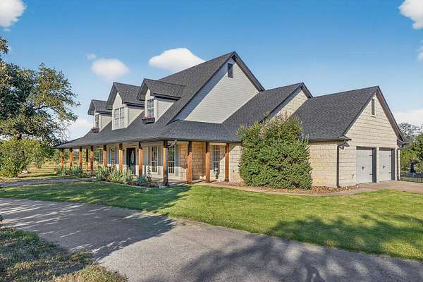 10 Acres of Land with Home for Lease in Marble Falls, Texas