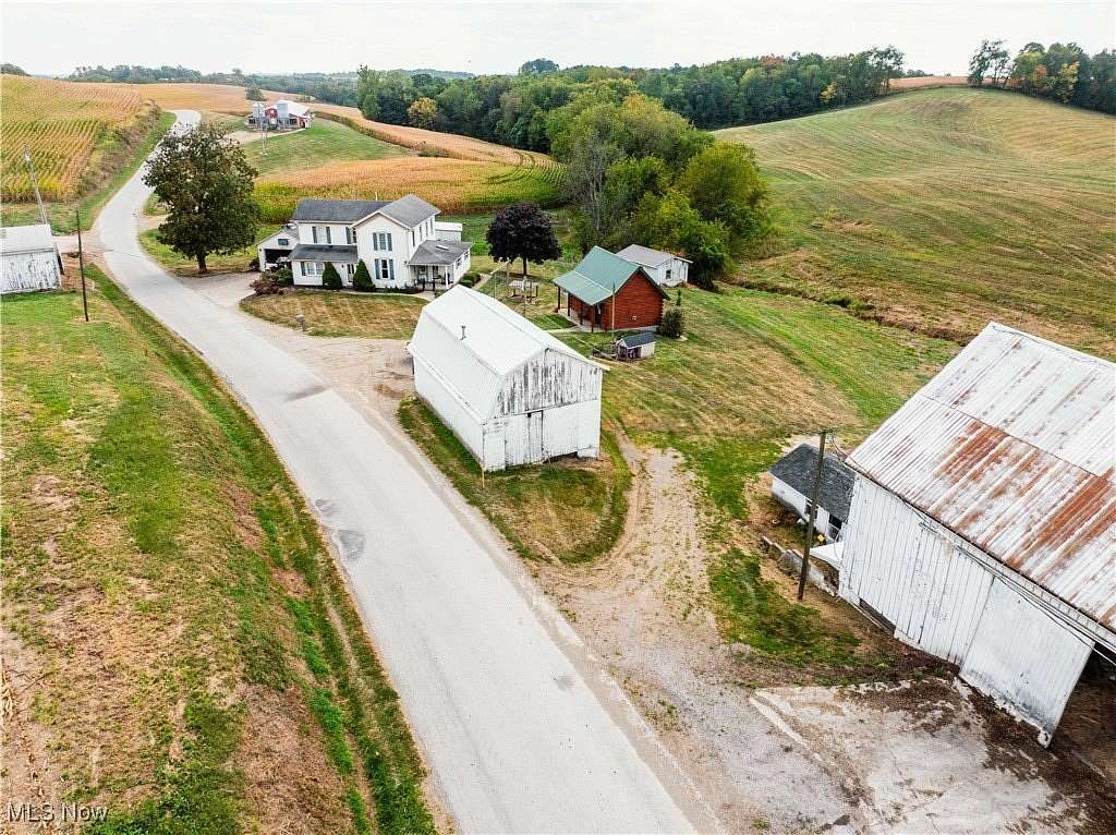 50.9 Acres of Land with Home for Auction in Newcomerstown, Ohio