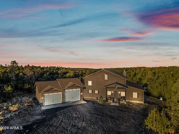 20 Acres of Land with Home for Sale in Overgaard, Arizona