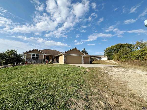 4.83 Acres of Residential Land with Home for Sale in Topeka, Kansas