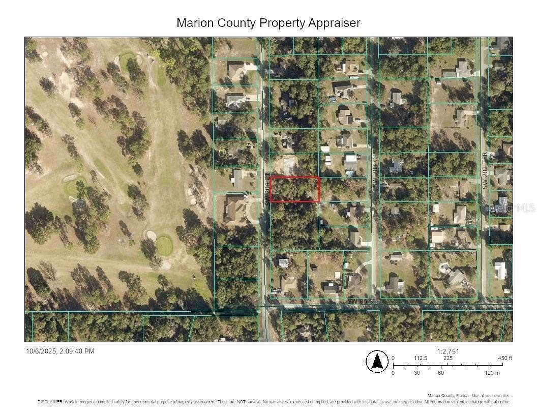 0.46 Acres of Residential Land for Sale in Dunnellon, Florida