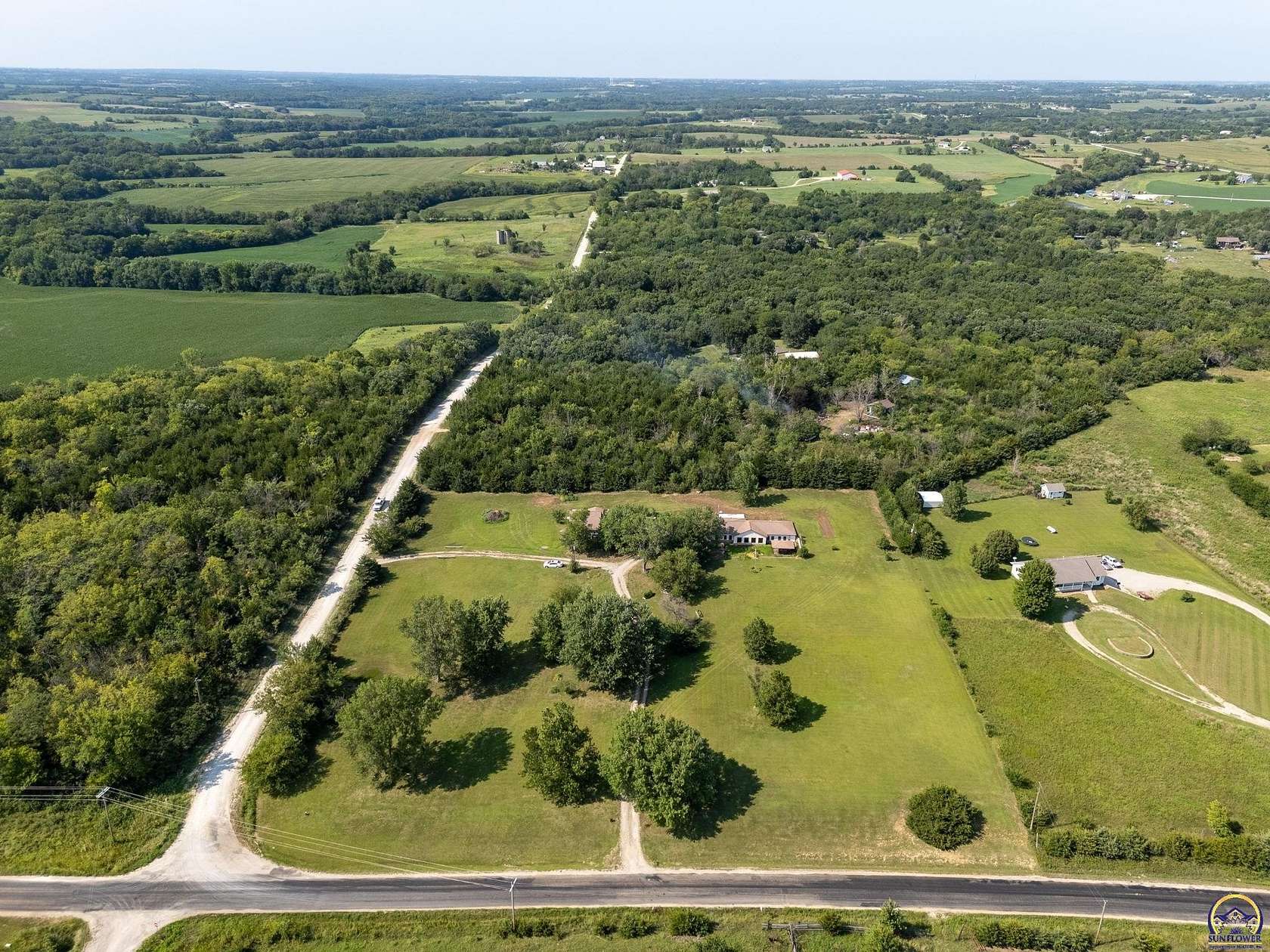 4.43 Acres of Residential Land with Home for Sale in Hoyt, Kansas