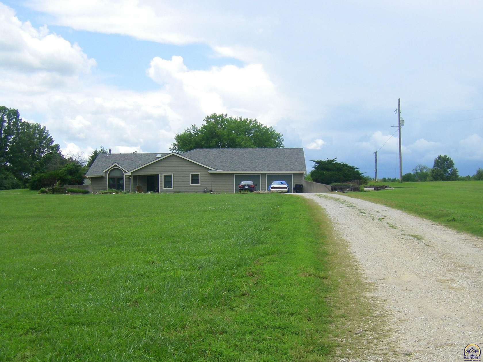 3 Acres of Residential Land with Home for Sale in Topeka, Kansas