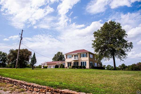 71 Acres of Agricultural Land with Home for Sale in Topeka, Kansas