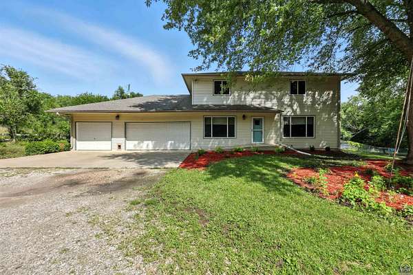 3 Acres of Residential Land with Home for Sale in Topeka, Kansas