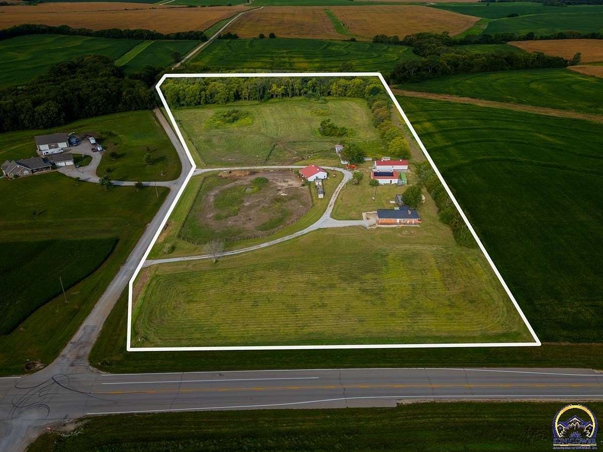19.6 Acres of Land with Home for Sale in Nortonville, Kansas
