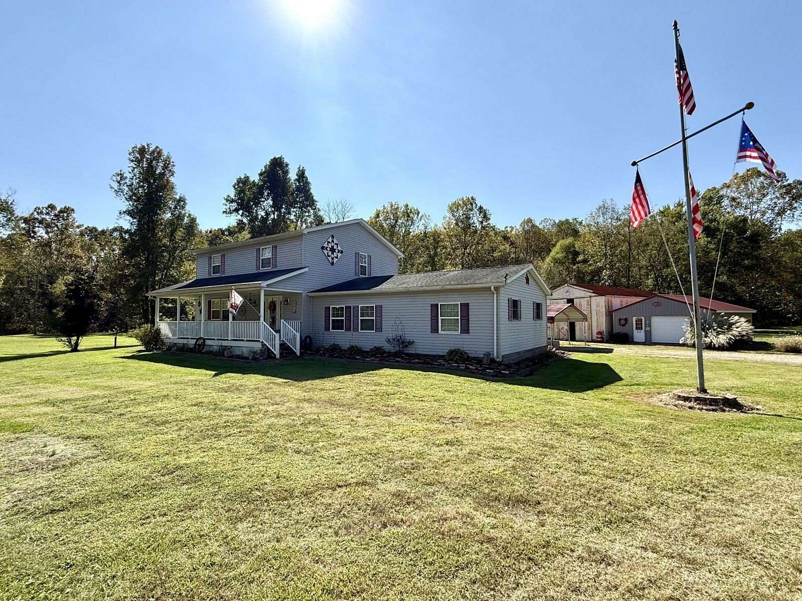 3 Acres of Residential Land with Home for Sale in Pomeroy, Ohio