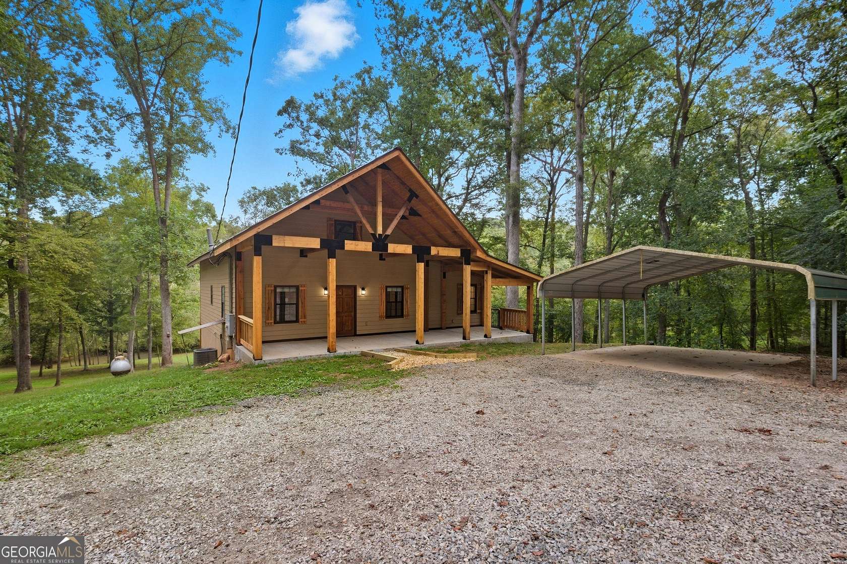 2.5 Acres of Residential Land with Home for Sale in Danielsville, Georgia