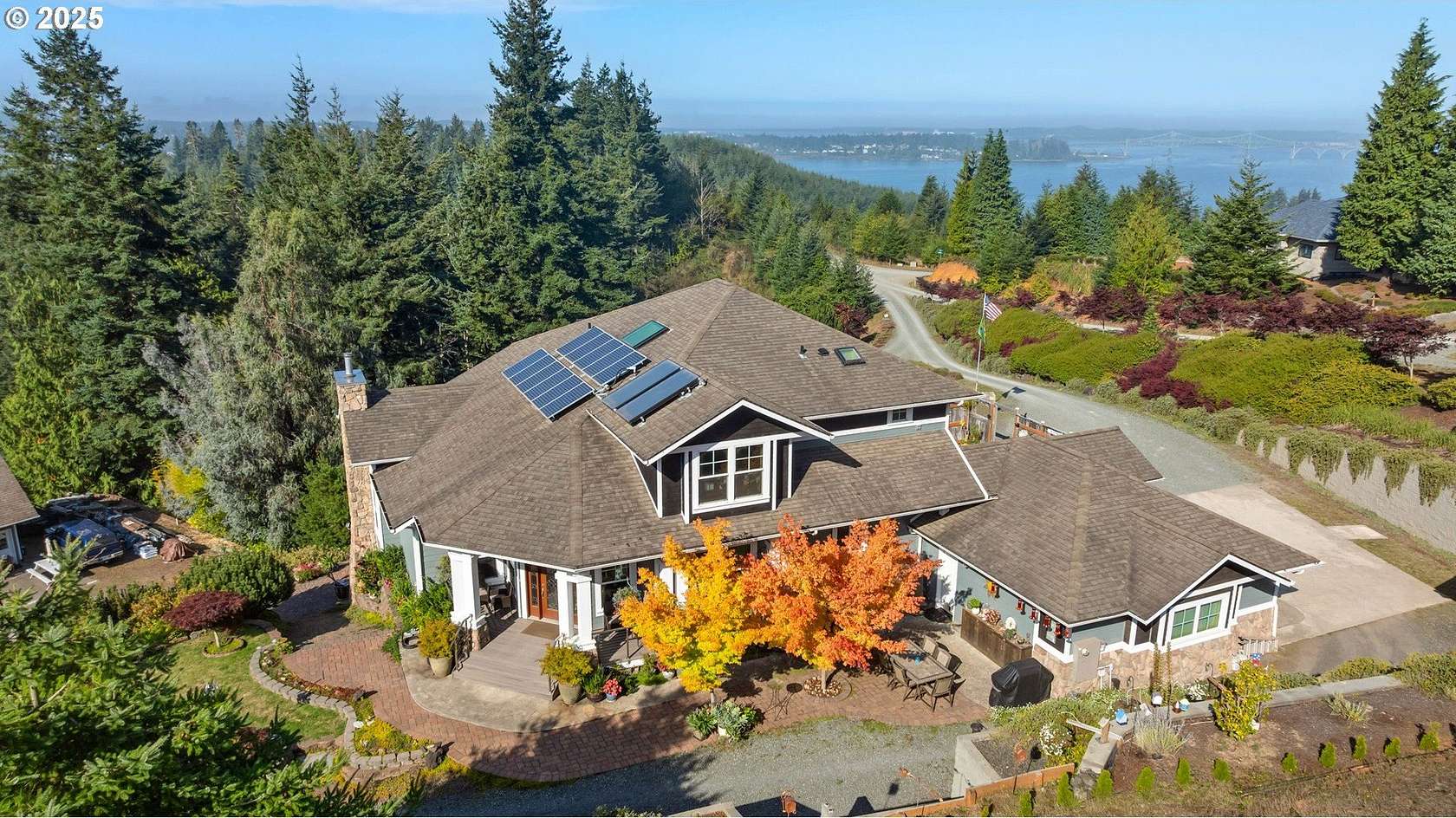 2.19 Acres of Residential Land with Home for Sale in North Bend, Oregon