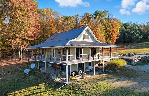 50 Acres of Recreational Land with Home for Sale in Bath, New York