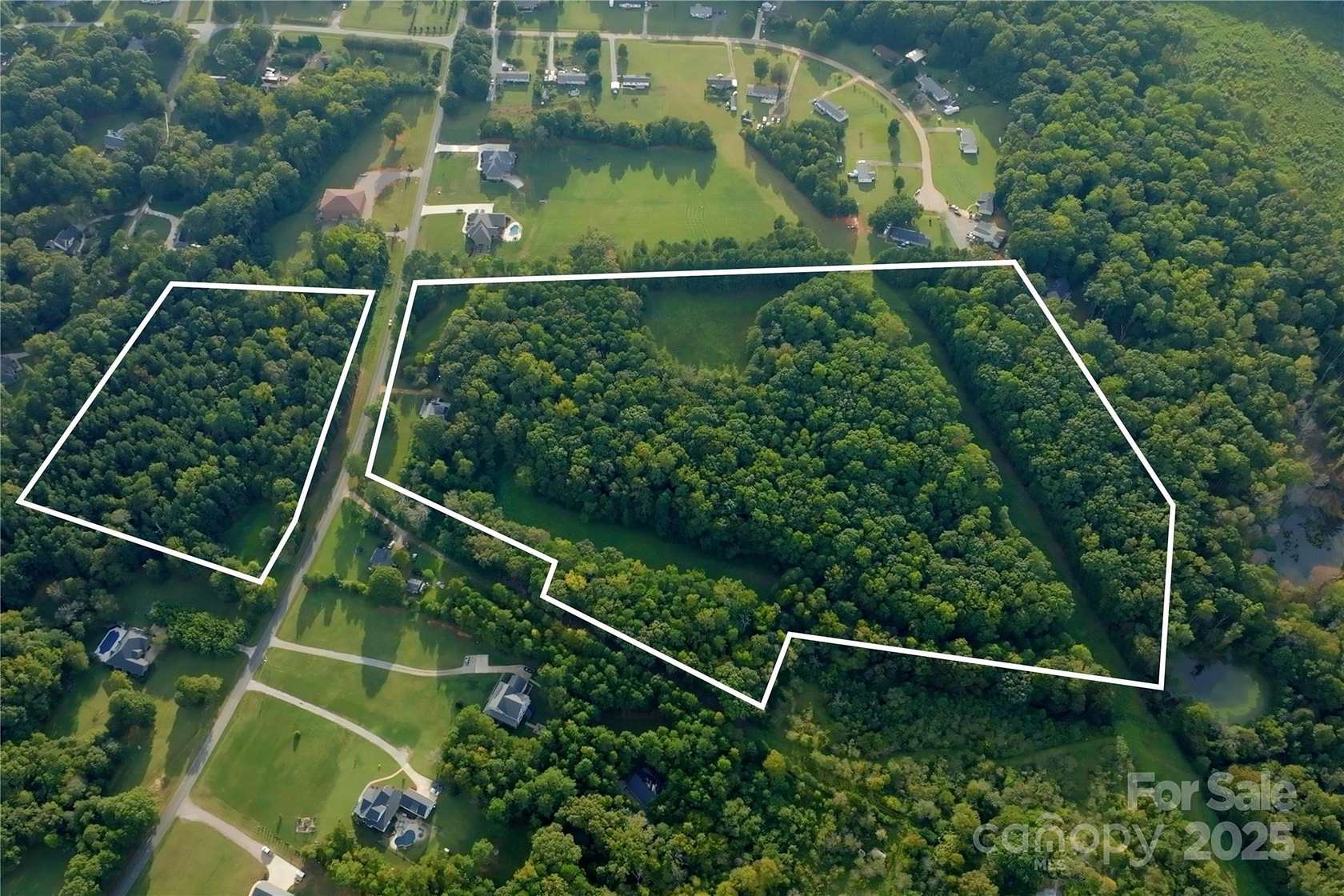 24.7 Acres of Recreational Land for Sale in Concord, North Carolina