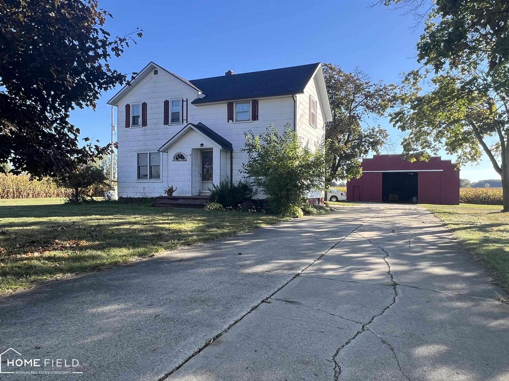 1.8 Acres of Residential Land with Home for Sale in Laingsburg, Michigan