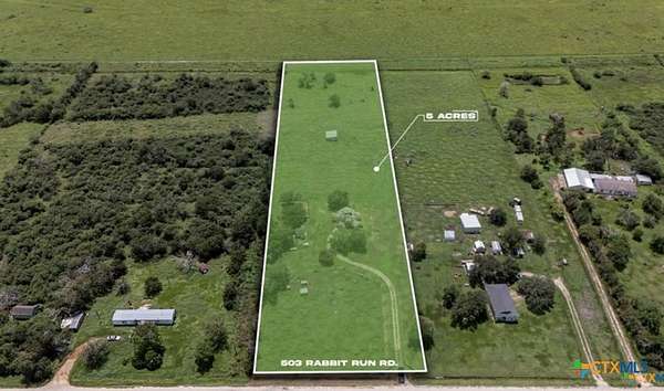 5 Acres of Land with Home for Sale in Victoria, Texas