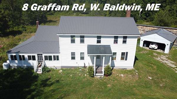 41 Acres of Land with Home for Sale in Baldwin Town, Maine