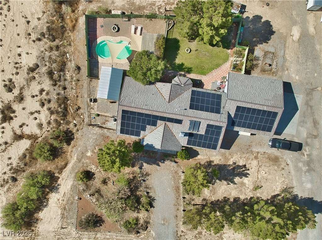 2.3 Acres of Residential Land with Home for Sale in Pahrump, Nevada