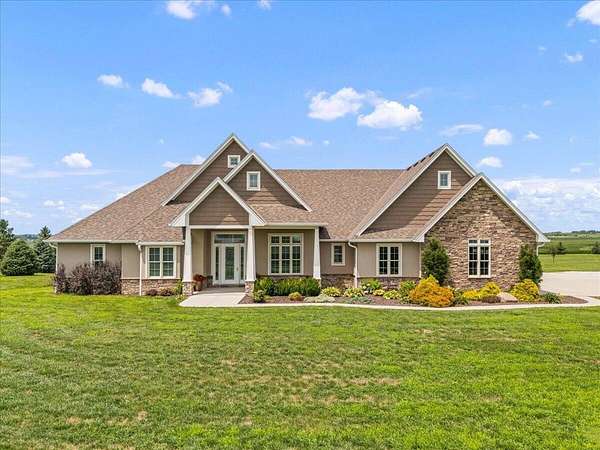 5 Acres of Residential Land with Home for Sale in Malvern, Iowa