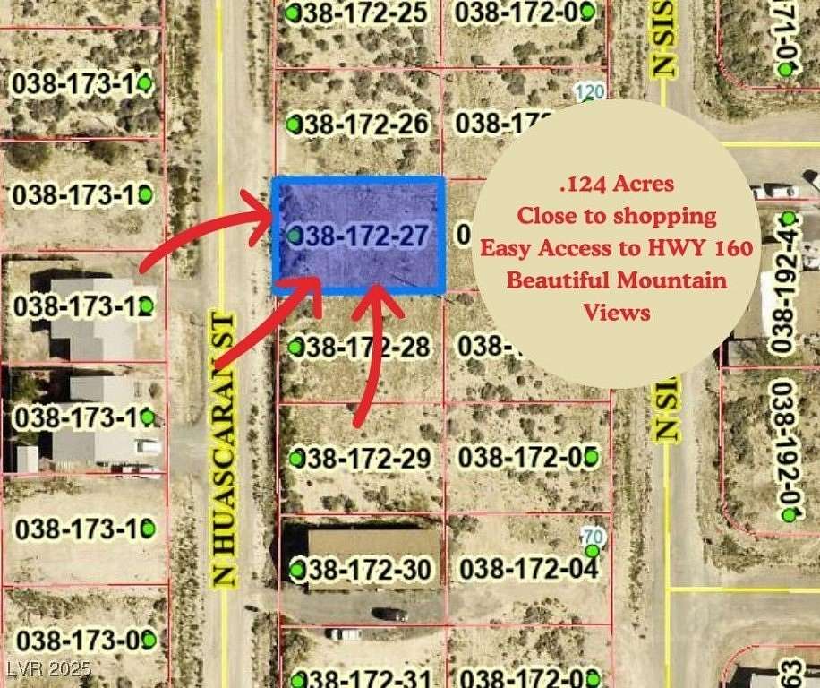 0.12 Acres of Residential Land for Sale in Pahrump, Nevada