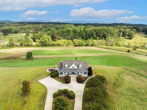 34 Acres of Agricultural Land with Home for Sale in Clarkesville, Georgia