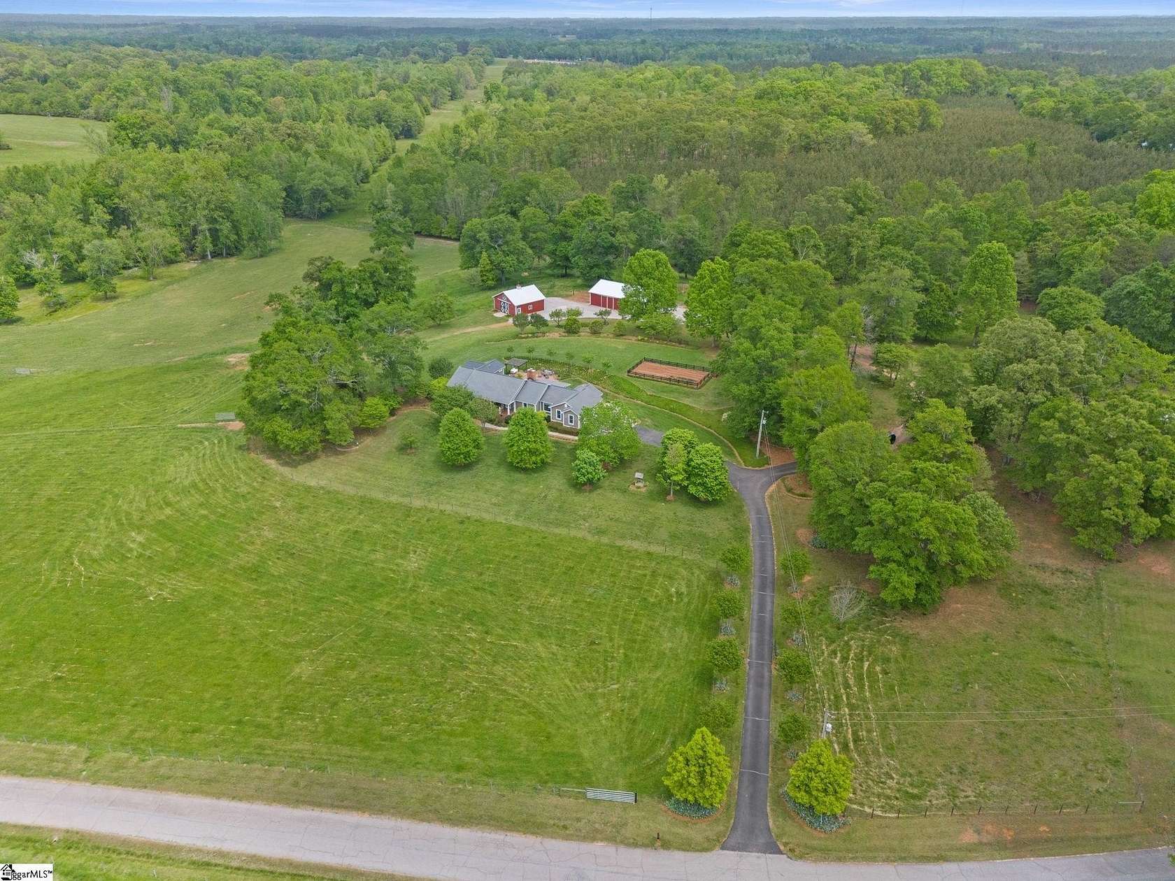 31 Acres of Agricultural Land with Home for Sale in Pelzer, South Carolina