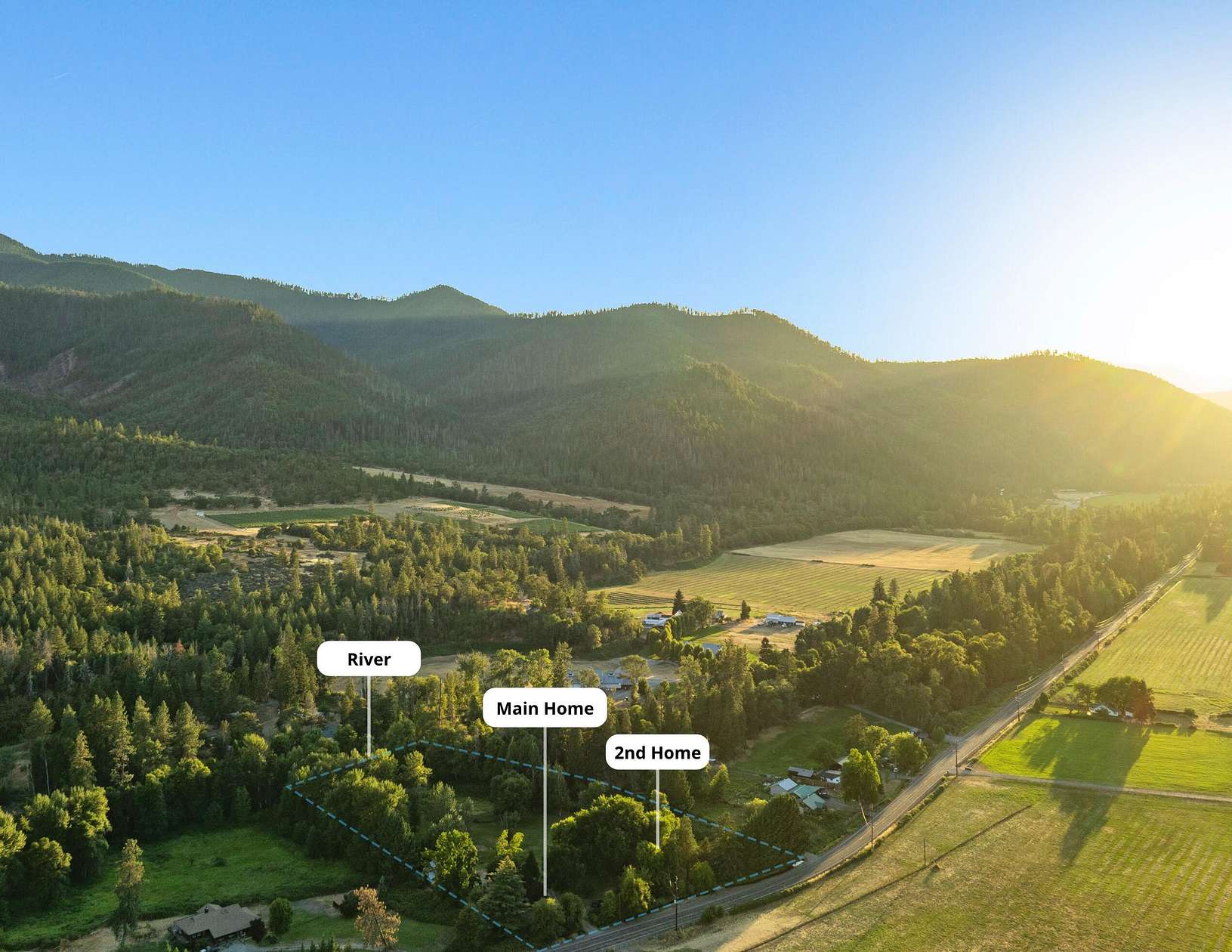 4.55 Acres of Land with Home for Sale in Jacksonville, Oregon