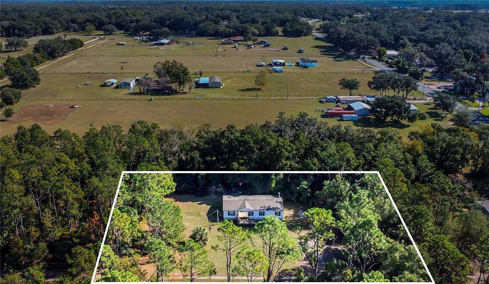 3.1 Acres of Residential Land with Home for Sale in Altoona, Florida