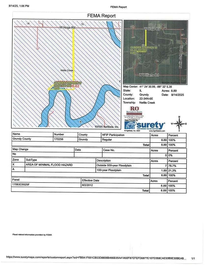9.1 Acres of Residential Land for Sale in Morris, Illinois