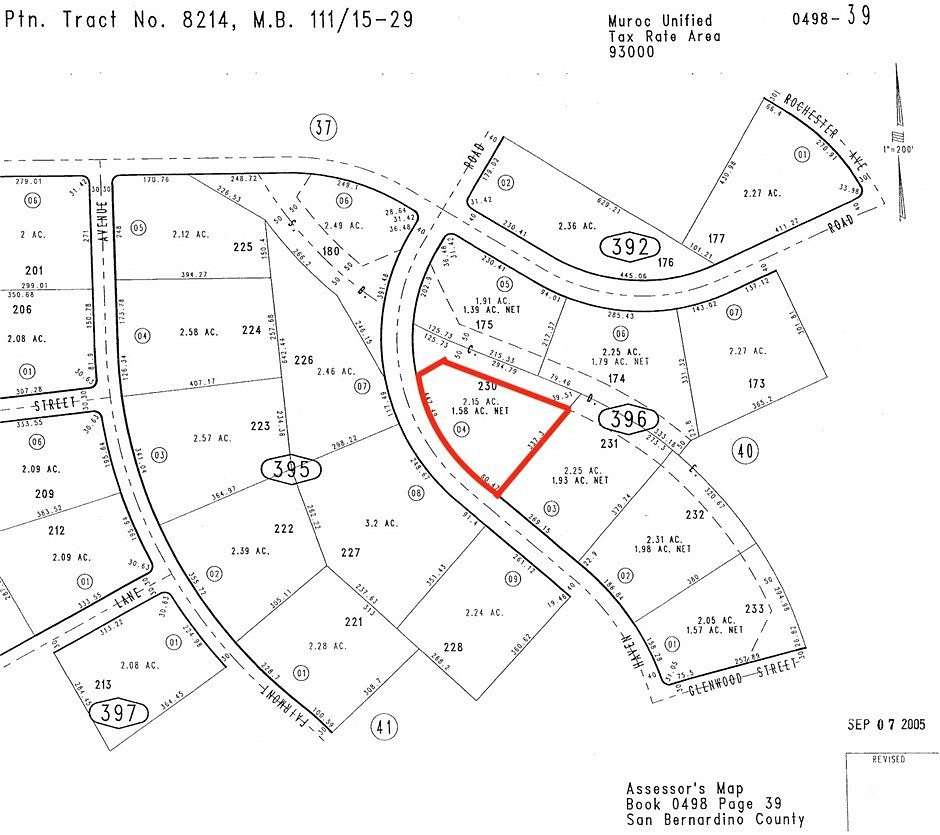 2.15 Acres of Land for Sale in Boron, California