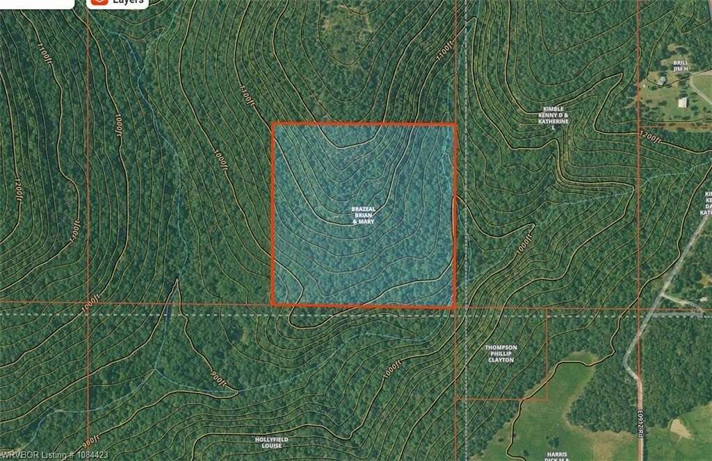 40 Acres of Recreational Land for Sale in Bunch, Oklahoma