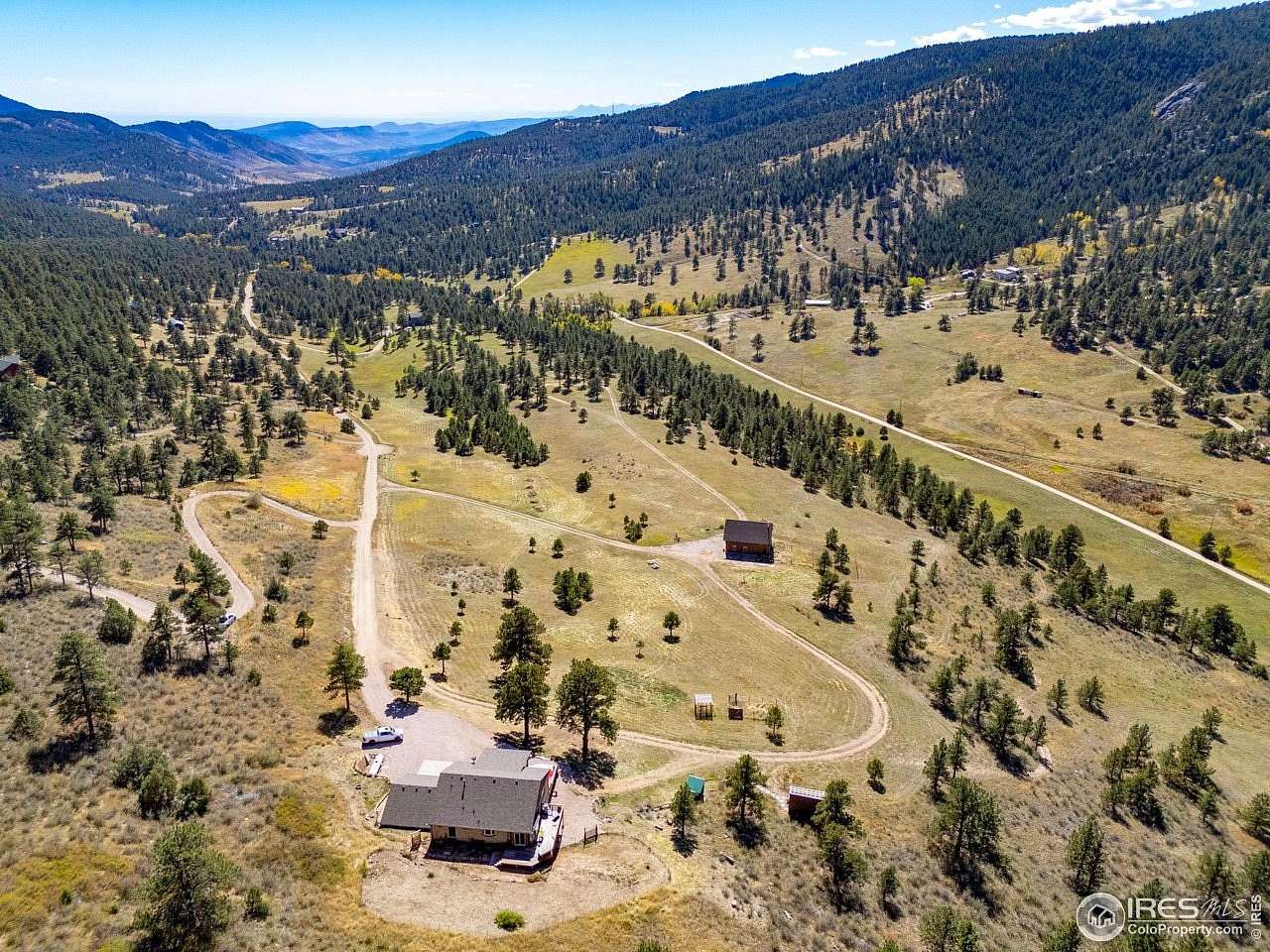 35 Acres of Recreational Land with Home for Sale in Loveland, Colorado