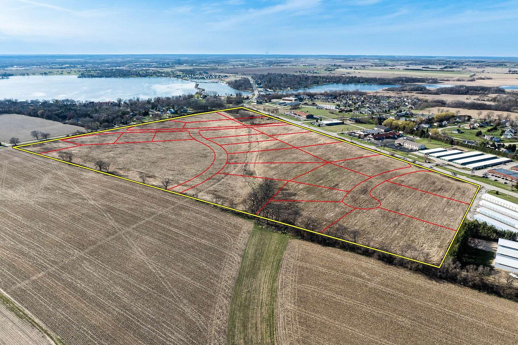 66.8 Acres of Mixed-Use Land for Sale in Delavan, Wisconsin