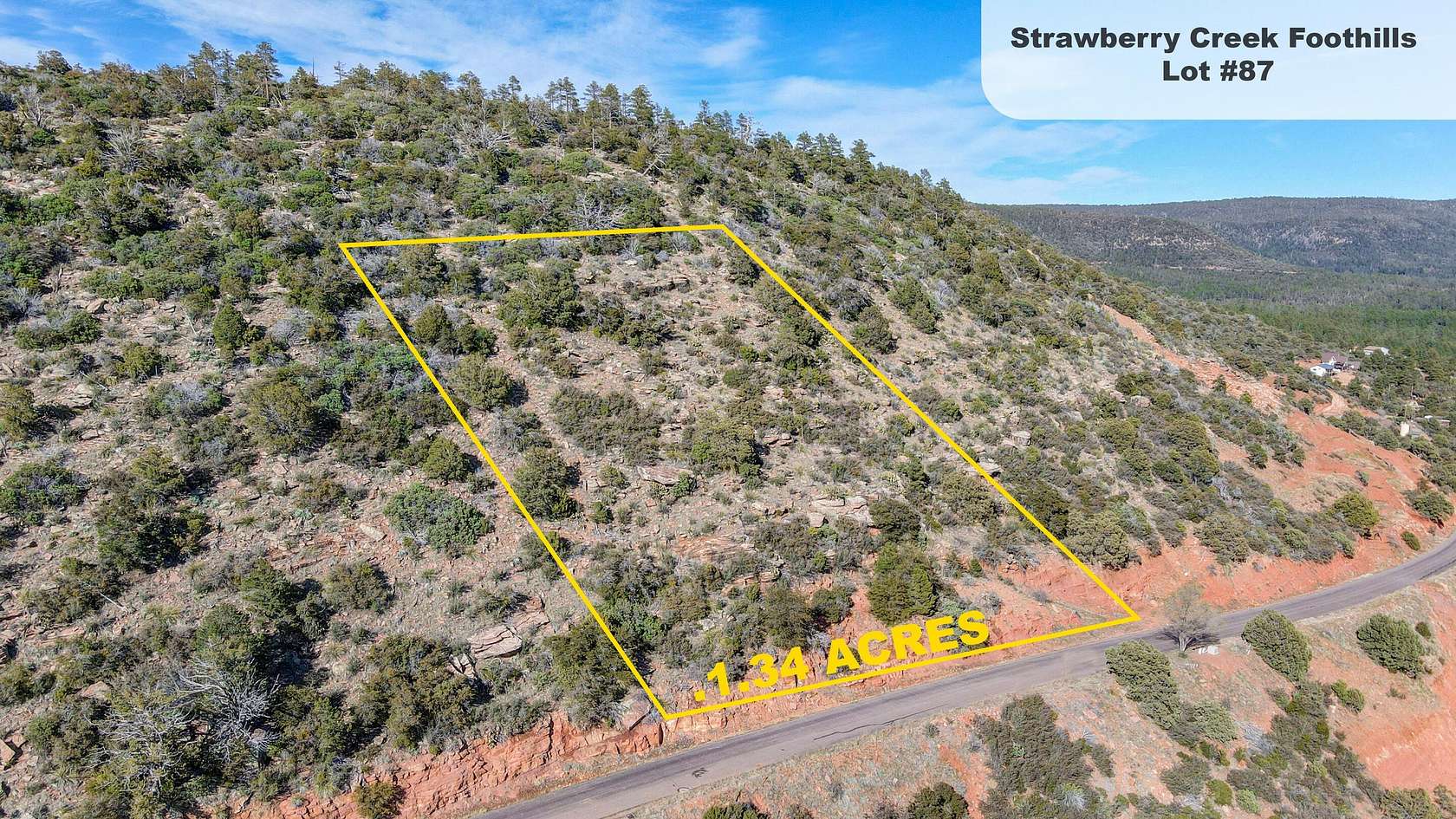 1.34 Acres of Residential Land for Sale in Strawberry, Arizona