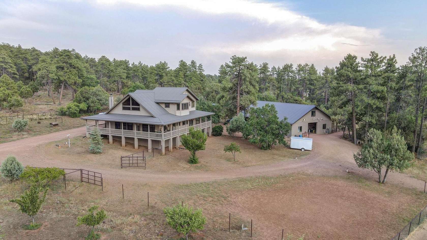 13.2 Acres of Land with Home for Sale in Pine, Arizona