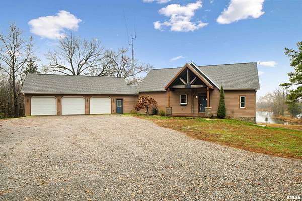 22.5 Acres of Recreational Land with Home for Sale in Simpson, Illinois