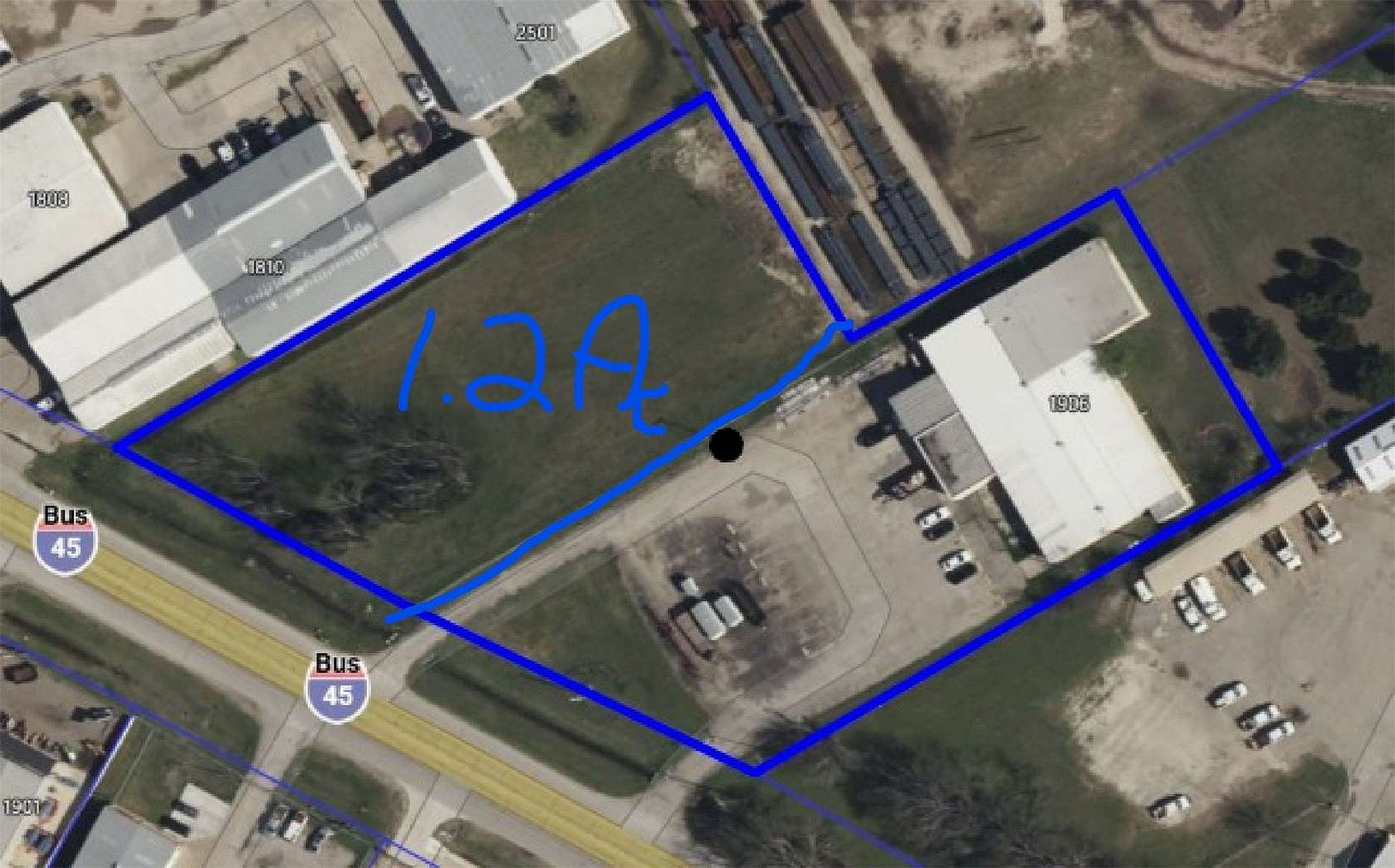 1.2 Acres of Commercial Land for Sale in Ennis, Texas