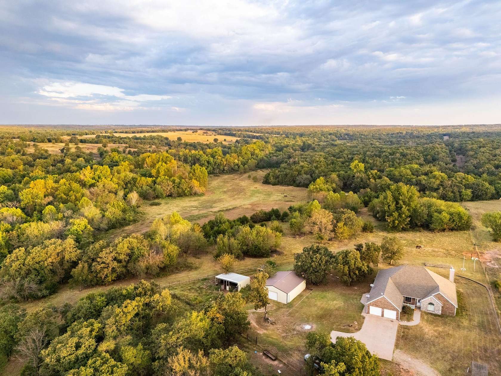 80 Acres of Land with Home for Sale in Stillwater, Oklahoma