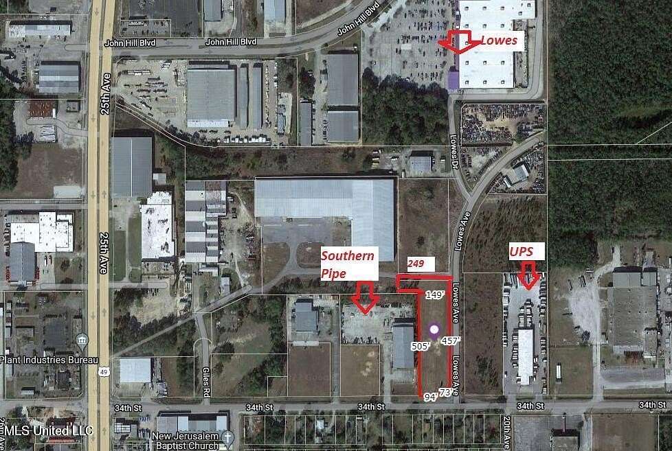 2 Acres of Land for Sale in Gulfport, Mississippi