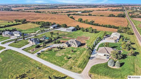 3.19 Acres of Residential Land with Home for Sale in Lincoln, Nebraska