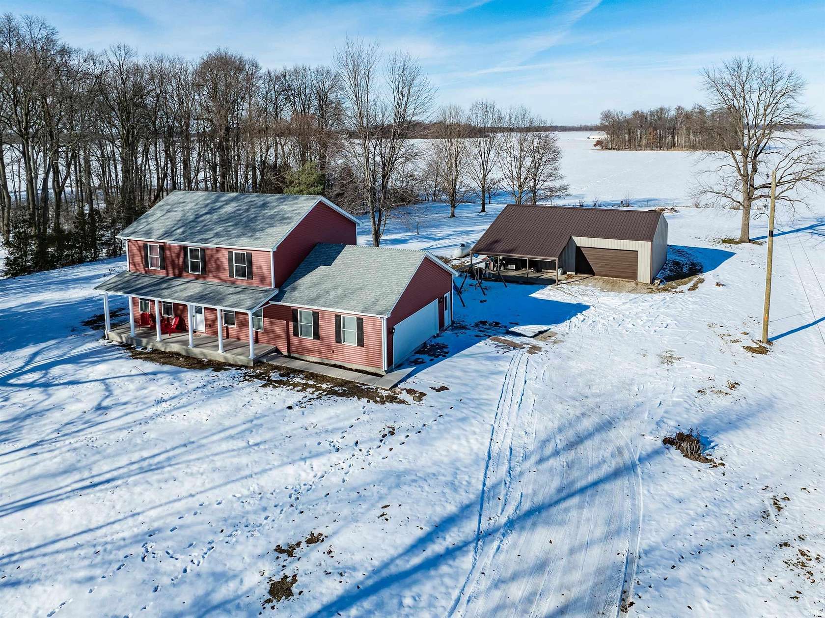 2 Acres of Residential Land with Home for Sale in Warren, Indiana