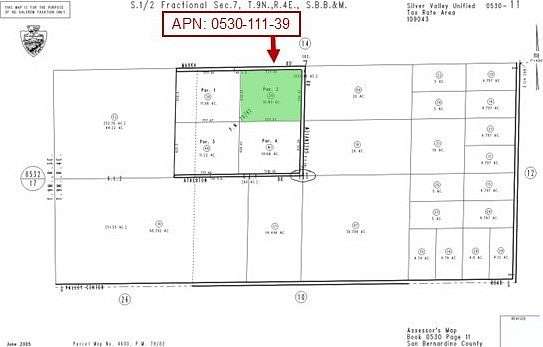 10.5 Acres of Land for Sale in Newberry Springs, California