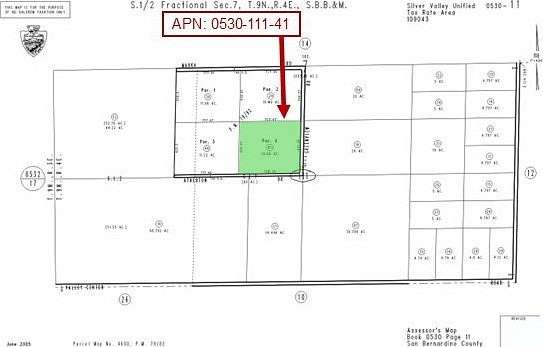 10.7 Acres of Land for Sale in Newberry Springs, California
