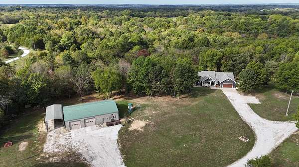 16.1 Acres of Land with Home for Sale in Buffalo, Missouri