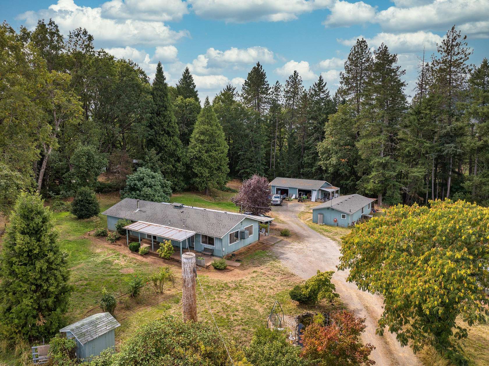 3.65 Acres of Residential Land with Home for Sale in Grants Pass, Oregon