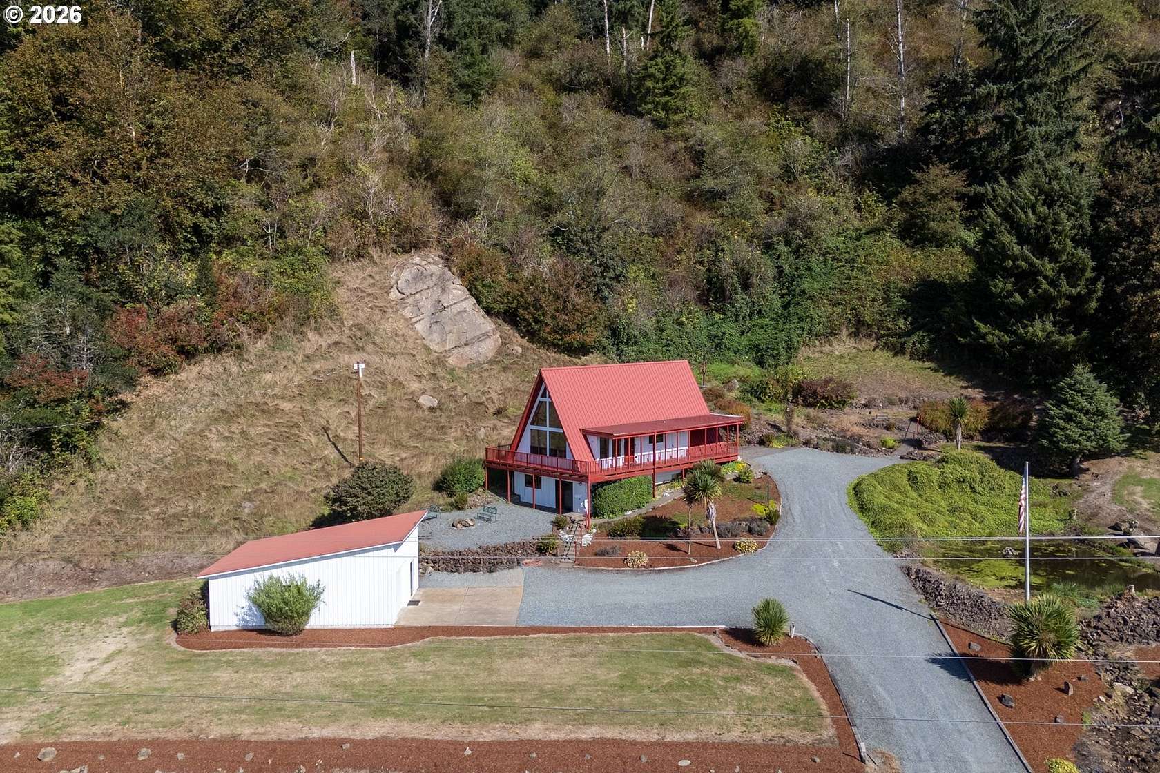 3.1 Acres of Land with Home for Sale in Tillamook, Oregon