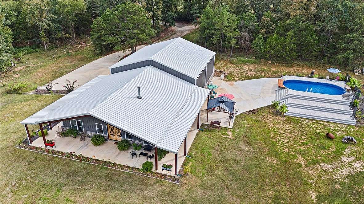 40.1 Acres of Land with Home for Sale in Clarksville, Arkansas