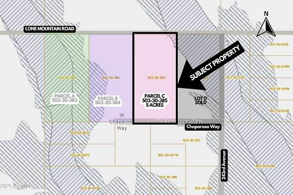 5 Acres of Residential Land for Sale in Wittmann, Arizona