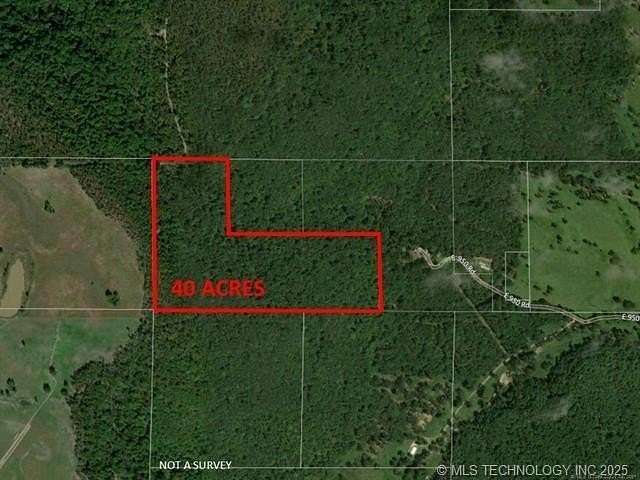 40 Acres of Recreational Land for Sale in Cookson, Oklahoma