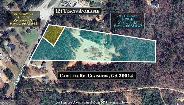 6.29 Acres of Land for Sale in Covington, Georgia
