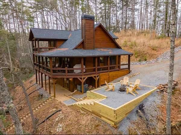 2 Acres of Residential Land with Home for Sale in Ellijay, Georgia