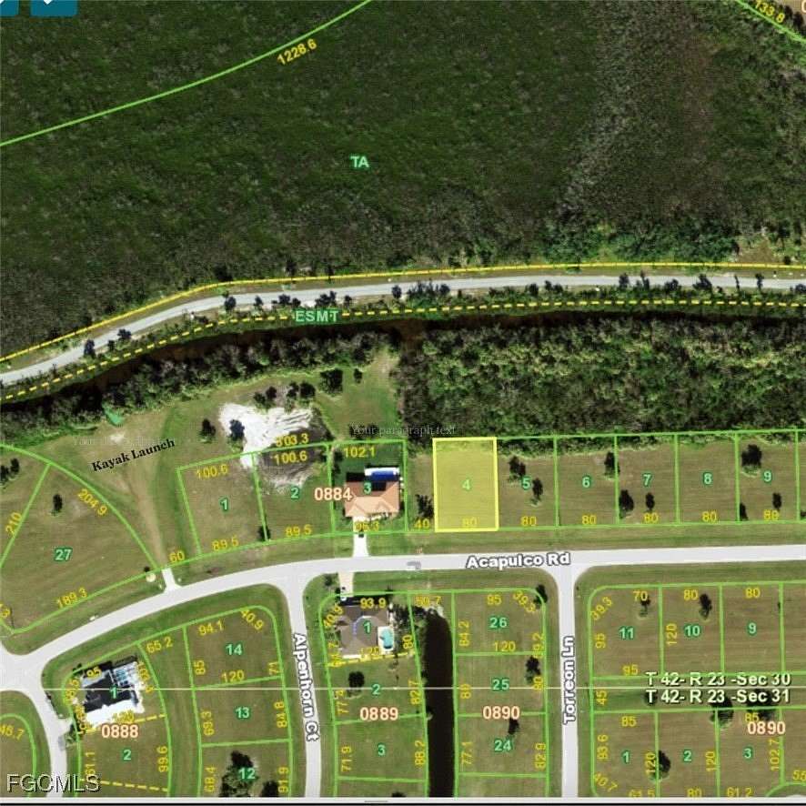 0.22 Acres of Residential Land for Sale in Punta Gorda, Florida